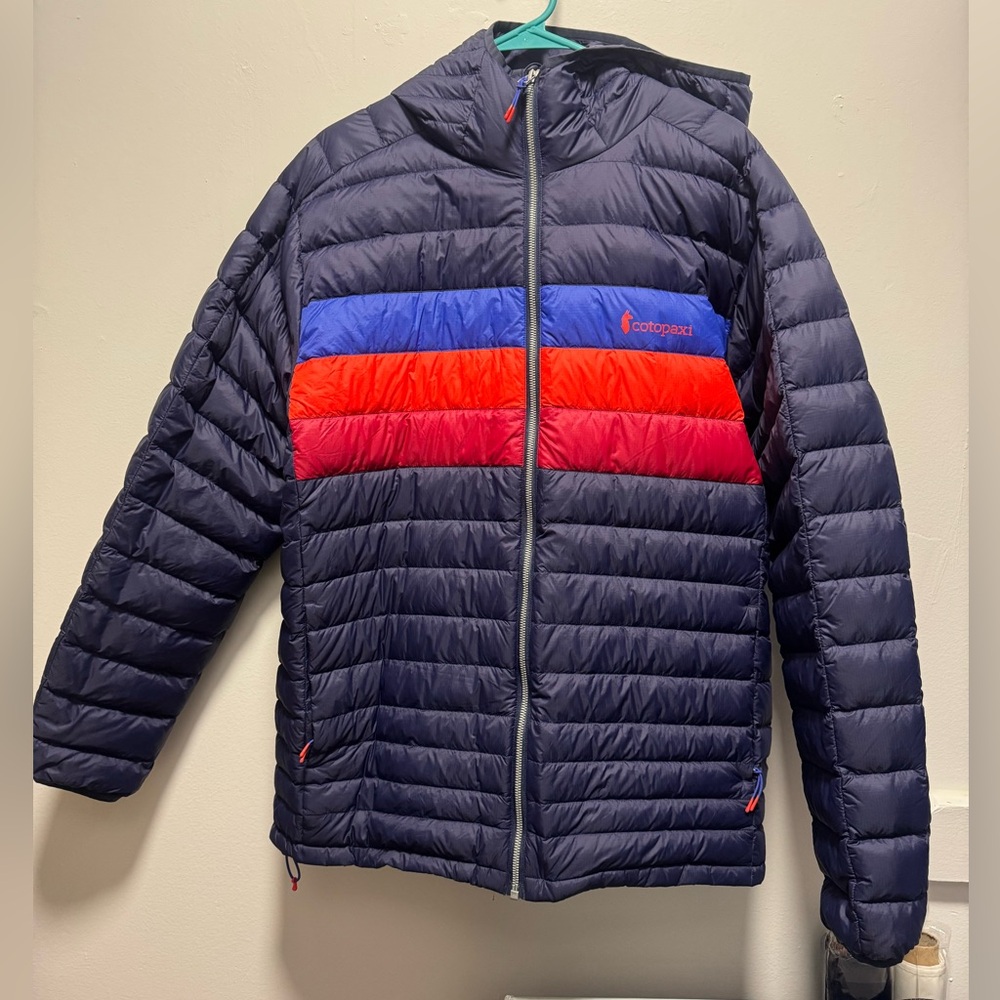 COTOPAXI Fuego Water Resistant 800 Fill Power Hooded Down Jacket, SIZE XXL